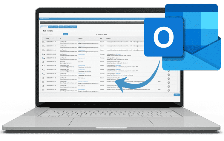 CRM Software - Outlook Integration
