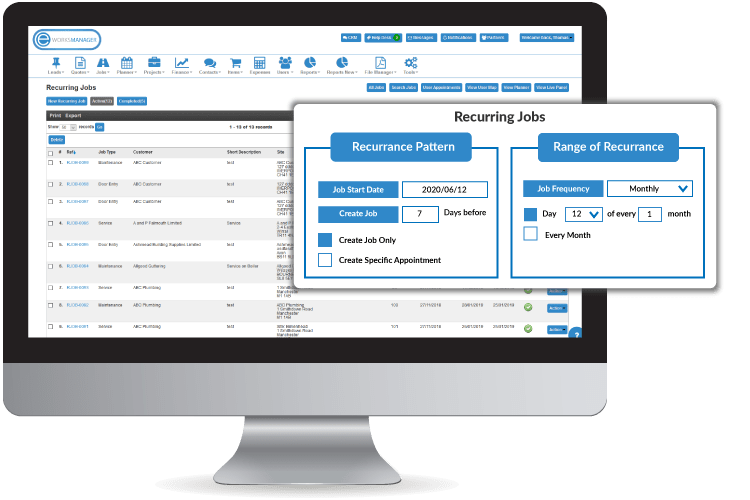 Maid Management Software - Scheduling software for recurring jobs