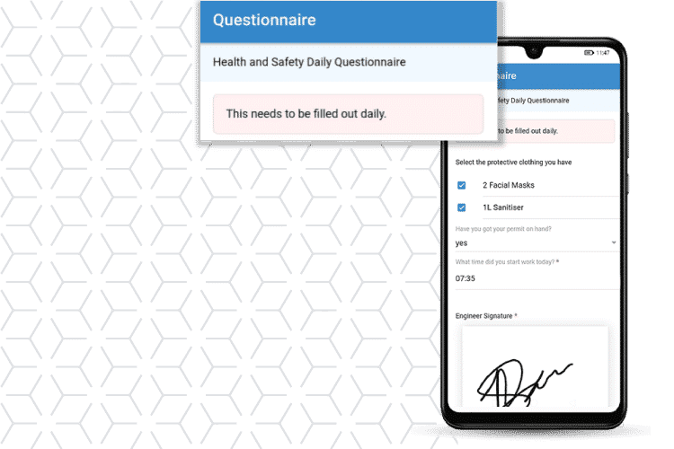 Social Distancing Software - Use questionnaires to follow health and safety protocols