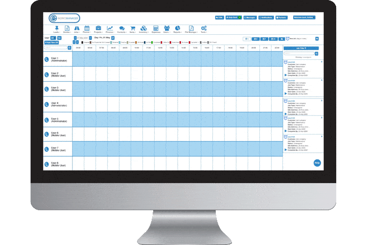 Business Management Software - Planning and Scheduling