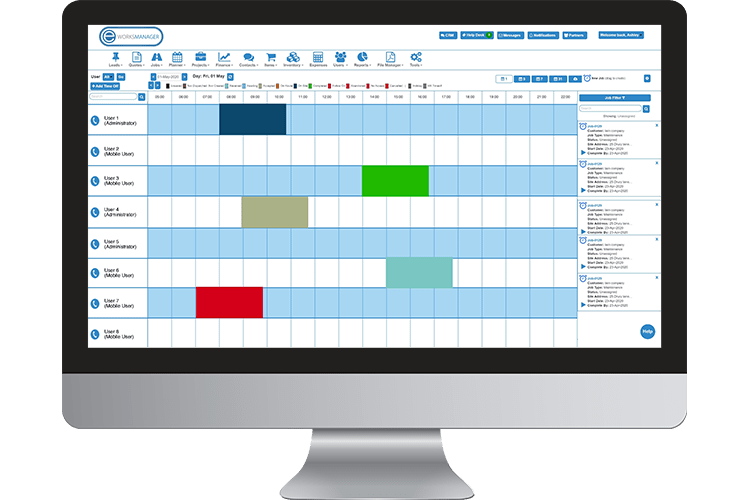Job Tracking Software - Live Panel