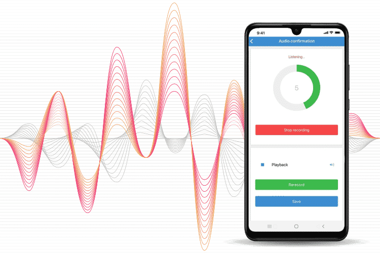 Job Tracking Software - Approve jobs via audio method
