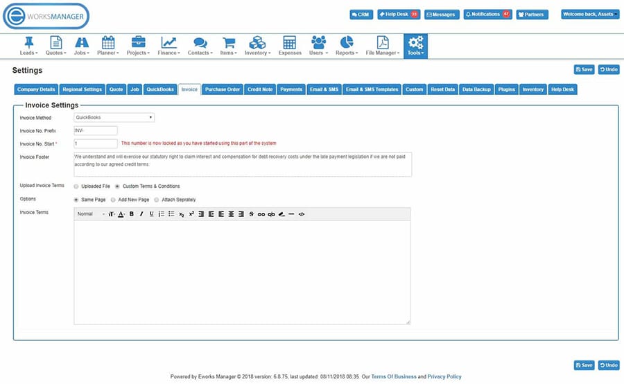 Invoice-Method