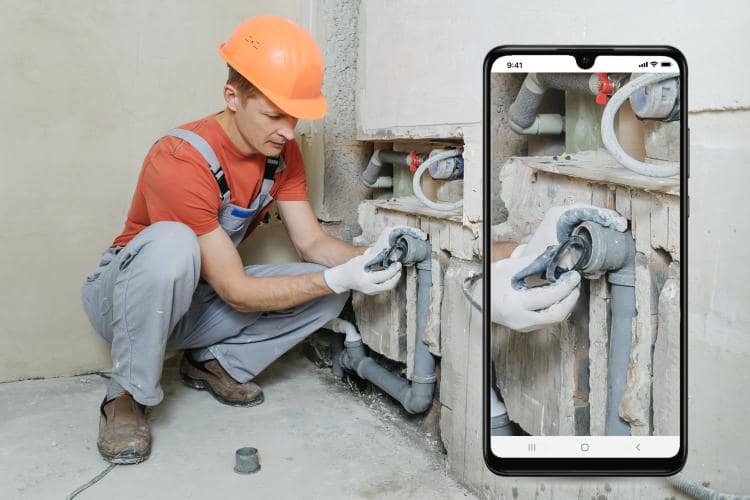 Gas Software - Take photos - keep a record of on-site problems